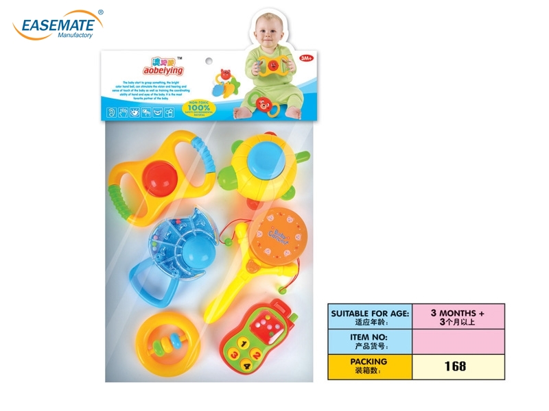 E109093 - Baby rattles six loaded