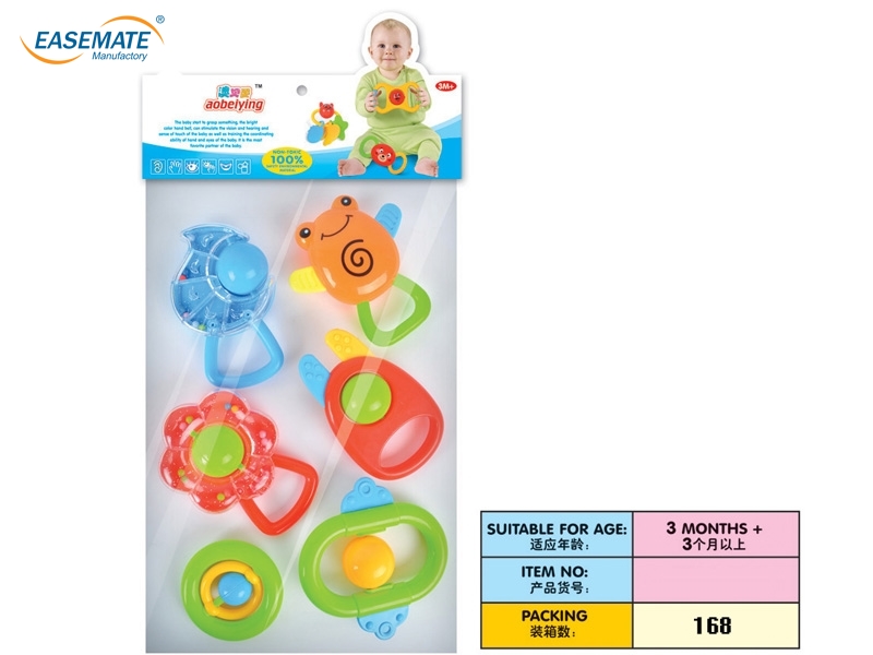 E109096 - Baby rattles six loaded