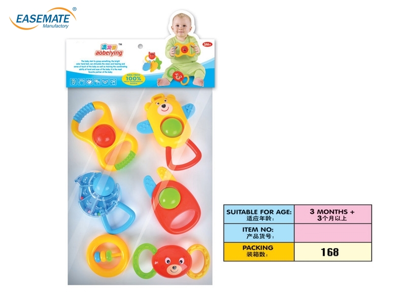 E109097 - Baby rattles six loaded