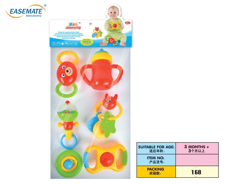 E109099 - Baby rattles six loaded