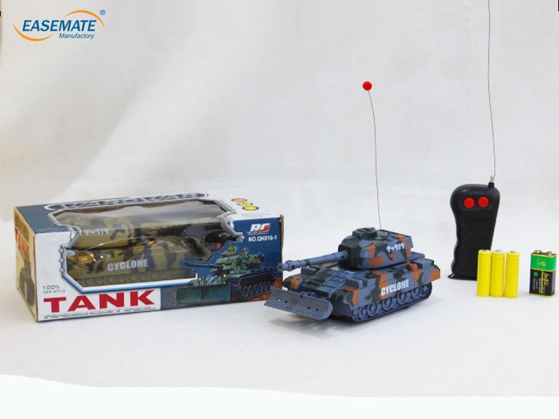 E115024 - 1:24 tank with soldiers ( LIGHT / music yellow, gray and white )