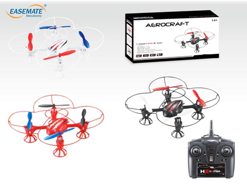 E144046 - 4 through 6 axis gyro radio remote control airplane ( red , black and white )