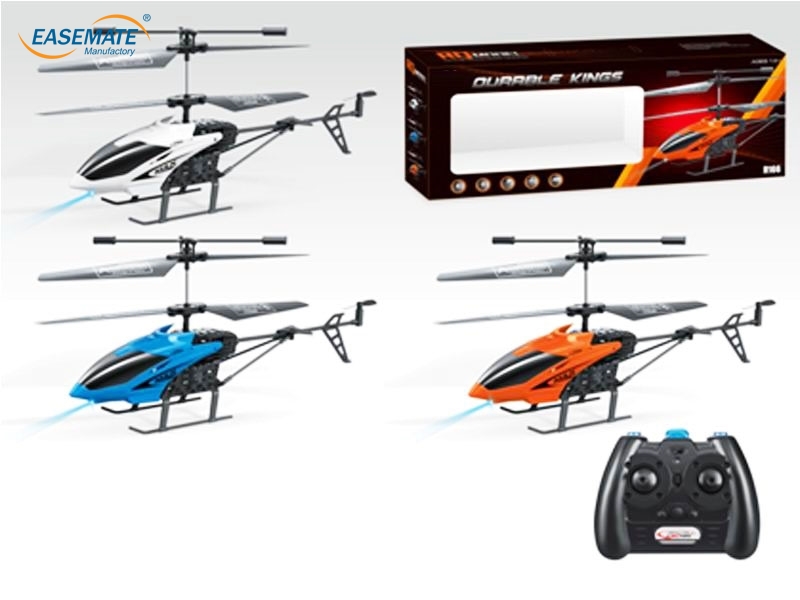 E144051 - 2CH infrared remote control aircraft shatterproof ( orange, blue, white )