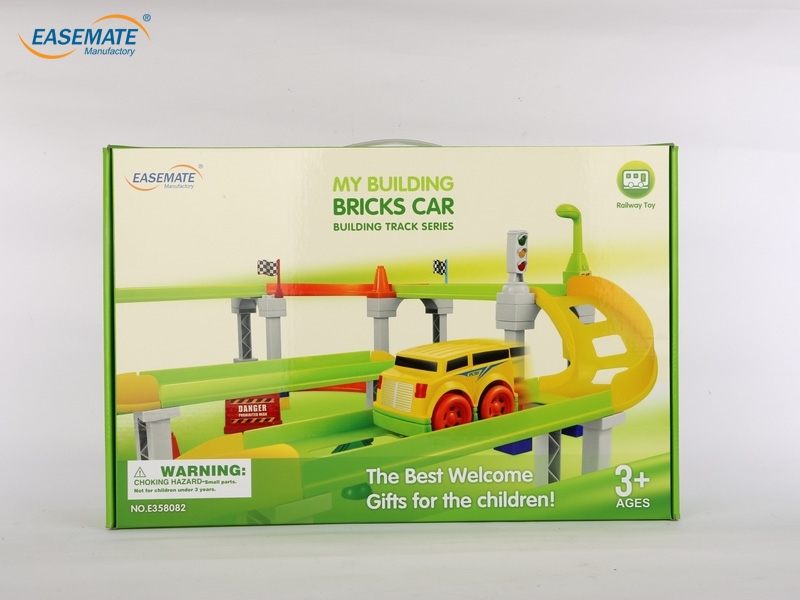 E358082 - electric Bricks railway car (1pcs BO car+1pcs slide car) 