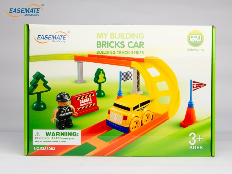 E358083 - electric Bricks railway car (1pcs BO car+1pcs slide car) 
