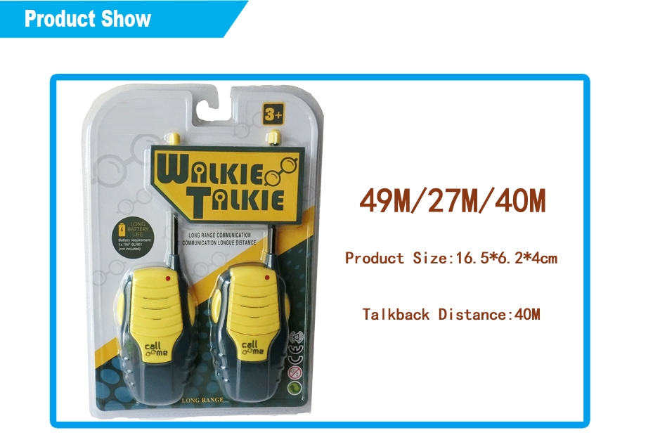 E38213 - Walkie talkie junior intercom with long battery life and longue distamce