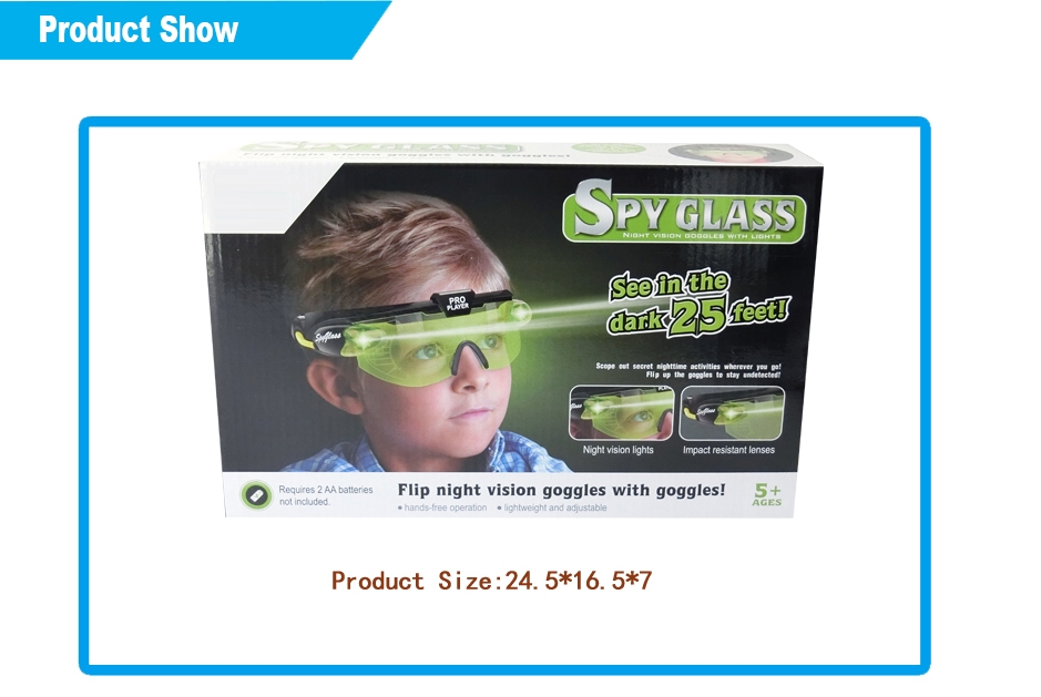 E38220 - Spy glass see in the dark 25 feet with night vision lights