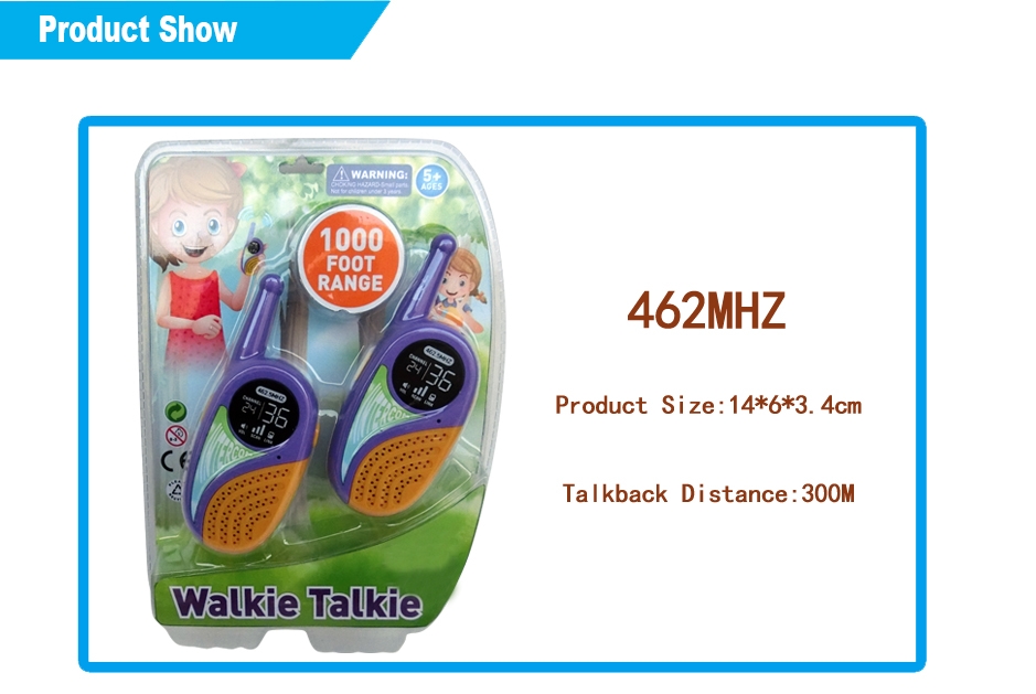 E38228 - Walkie talkie junior with 1000 foot rance for communication longue distamce