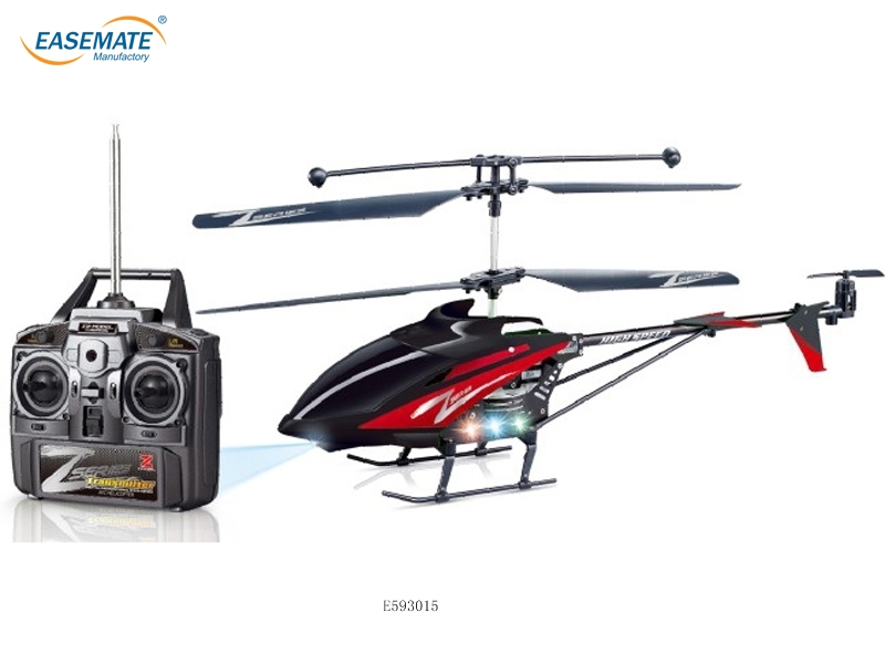 E593015 - Three-way wireless remote control helicopter ( with gyro , charger ) / red, orange