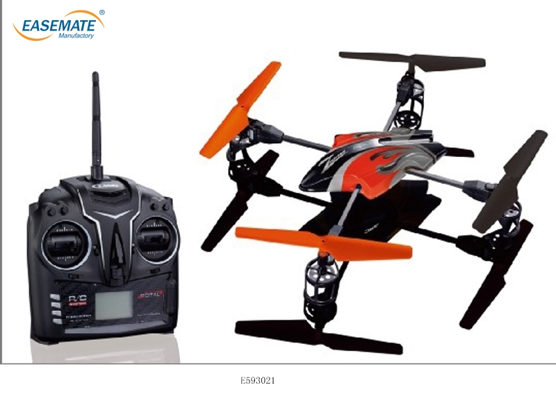 E593021 - Stone 2.4G Four aircraft with gyro ( black, orange )