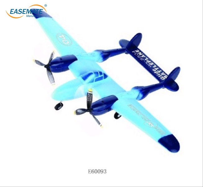 E60093 - P-38 2CH RC Glider Foam RC Glider