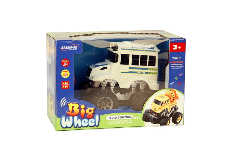 E656073 - Remote control cartoon cross-country police car