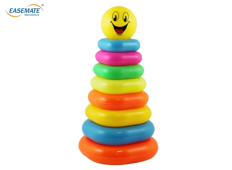 E771068 - Square smiley rainbow rings