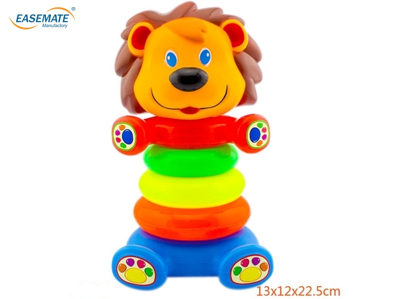 E771117 - Lion animal rainbow rings