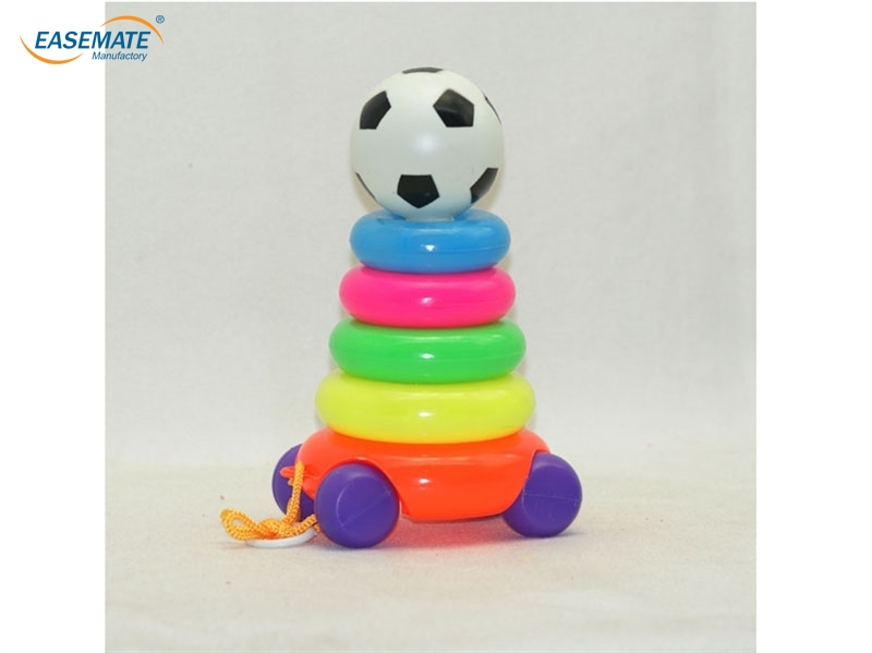 E771133 - Football Rainbow quoits pull carts