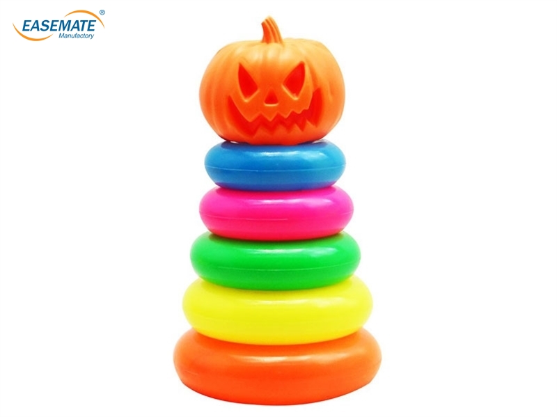 E771169 - Halloween pumpkin rainbow rings