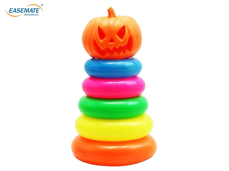 E771169 - Halloween pumpkin rainbow rings