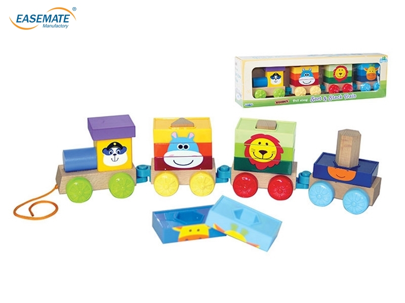 E974019 - Wooden pull train