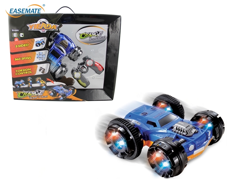 EA00661 - Double tipcart (AA version) red green blue, yellow, orange and grey