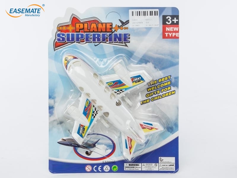 EA0096 - Pull back plane ( blue / white )