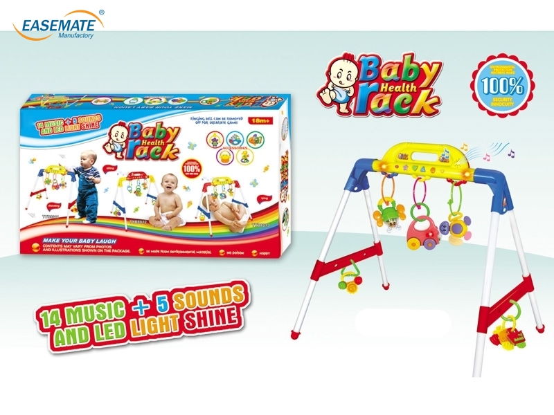 EA16769 - 14 song 5 sound fitness frame with five rattles