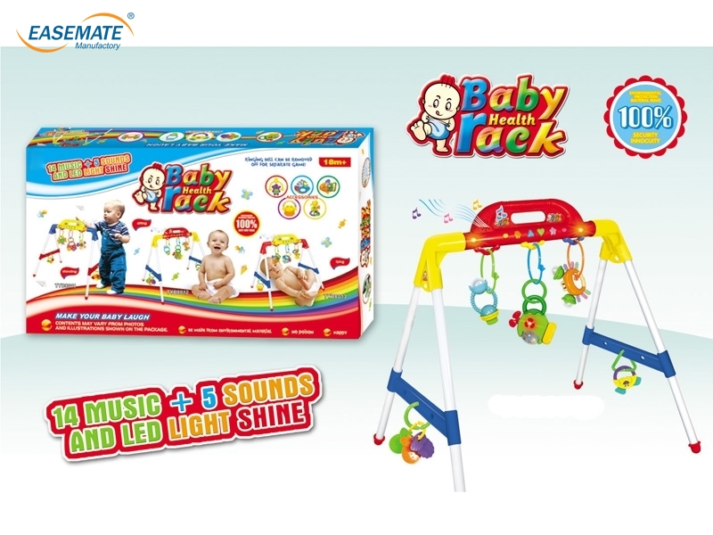 EA16770 - 14 song 5 sound fitness frame with five rattles