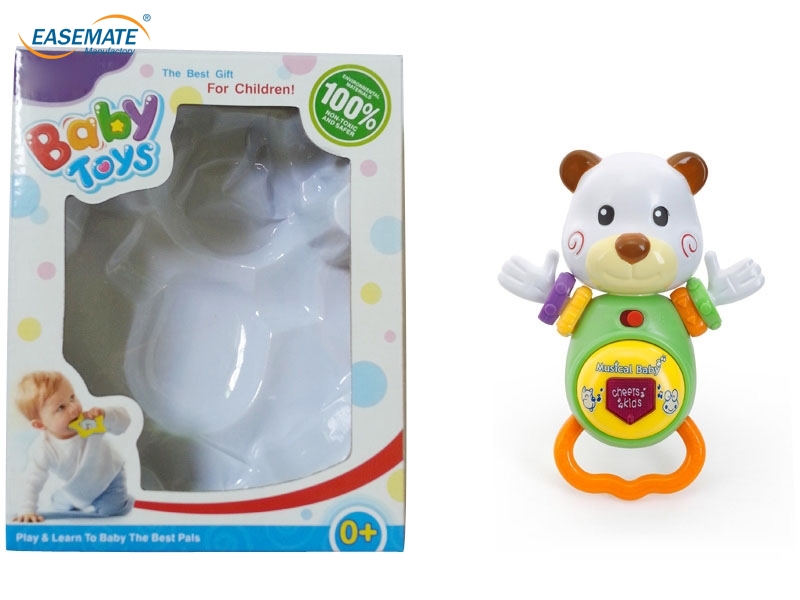 EA65271 - Electric light music rattles Bear ( single hand )