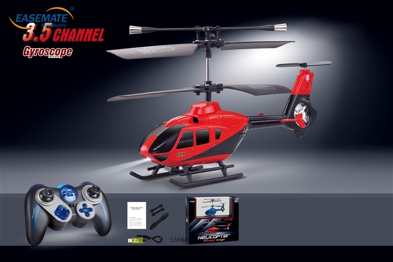 EA66412 - Remote Control 3.5CH Mini RC Helicopter