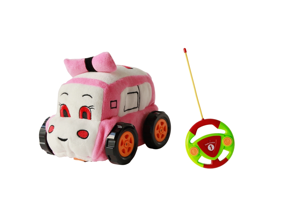 EB02050 - RC Plush cartoon car for junior two channel