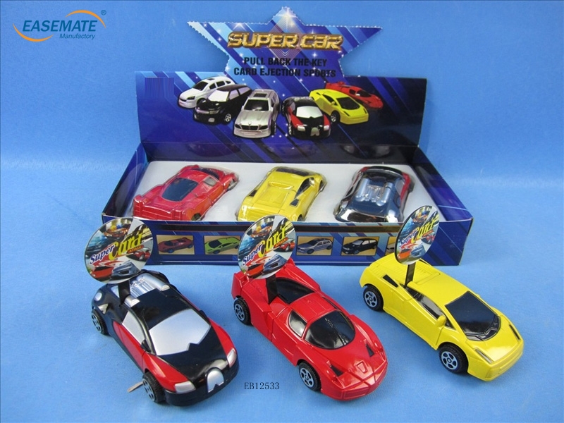 EB12533 - mini car with key to start pull back toys car