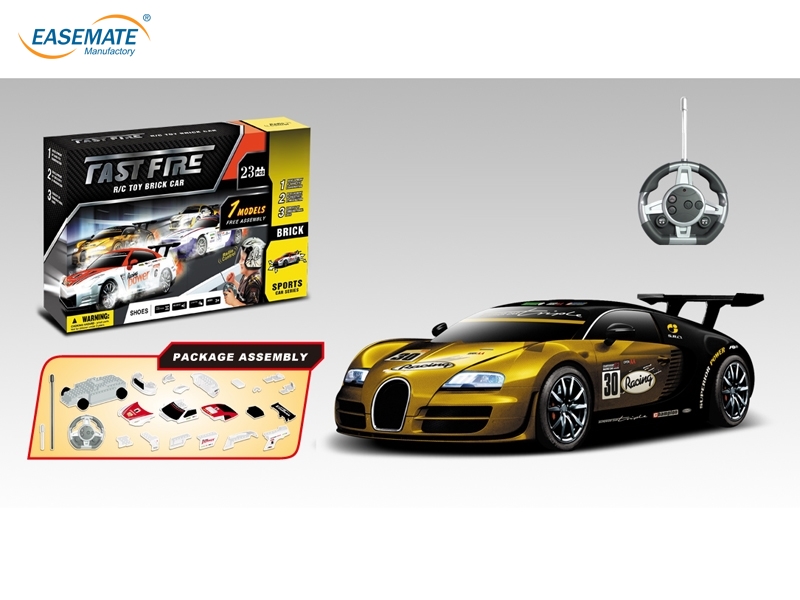 EB270101 - Remote audio language flash bricks racing / Bugatti