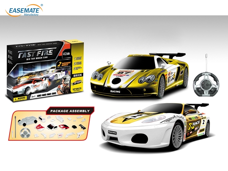 EB270134 - Remote audio language flash bricks racing / Bugatti Nissan