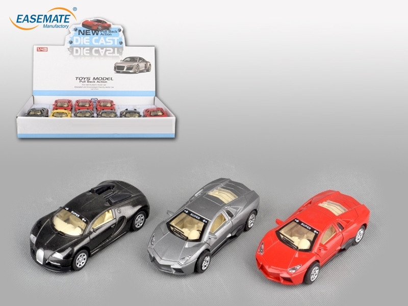 EB38711 - 1:43 pull back alloy car simulation 2 ( double-door , light and music )