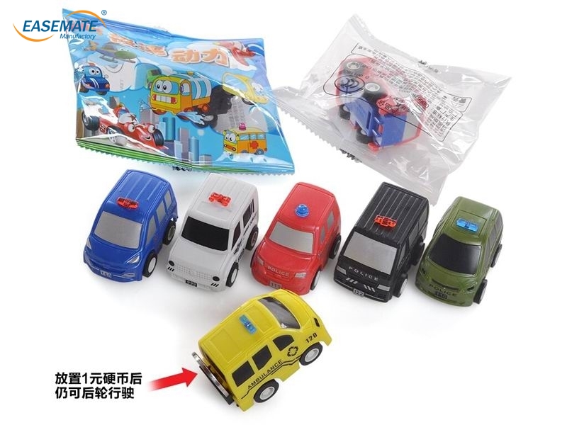 EB557273 - 6 Pull back police car ( color bag )