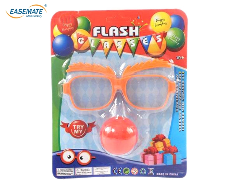 EB56111 - Flash clown nose glasses