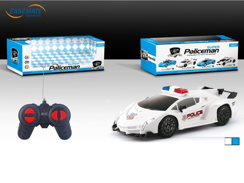 EB75411 - 4ch remote control Lamborghini police car with lights ( two COLORS 1:22)