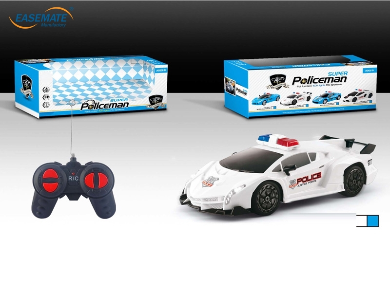 EB75412 - 4ch remote control Lamborghini police car with lights ( two COLORS 1:22)