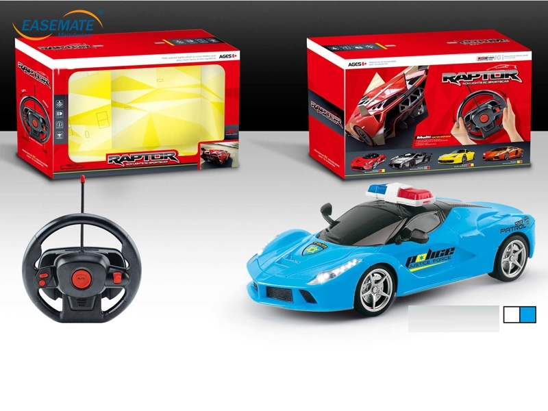 EB75414 - Ferrari four- wheel remote control car with light ( two COLORS 1:22)