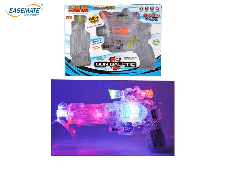 EB80956 - Colorful lights infrared transparent revolver turns the gun ( with infrared body plastic parts with 
