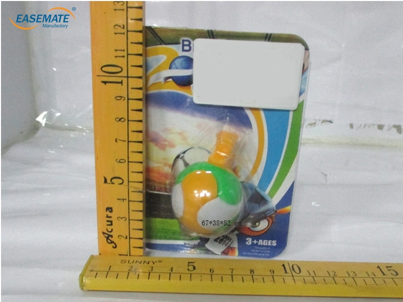 EC0356 - 3D football shape plastic whistle Cheerleader Football fan whistle