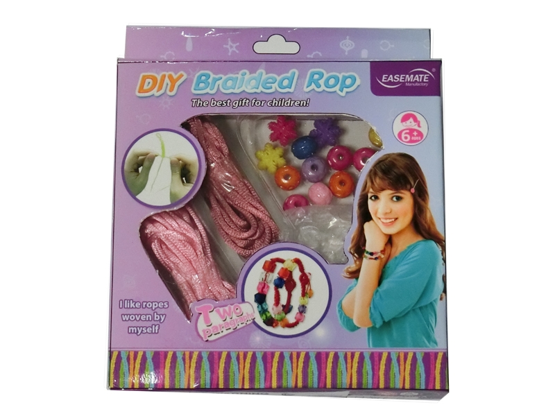 EC07237 - DIY hand knitting line jewelry beads