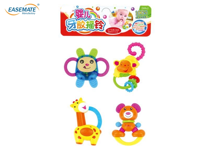 EC14621 - Teether rattles four sets ( variety of mixed