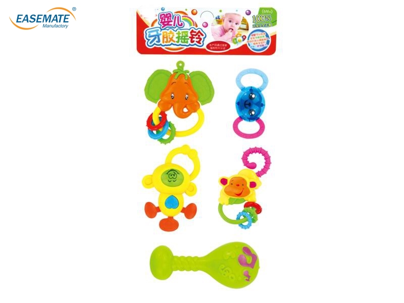 EC14622 - Teether rattles five sets ( variety of mixed