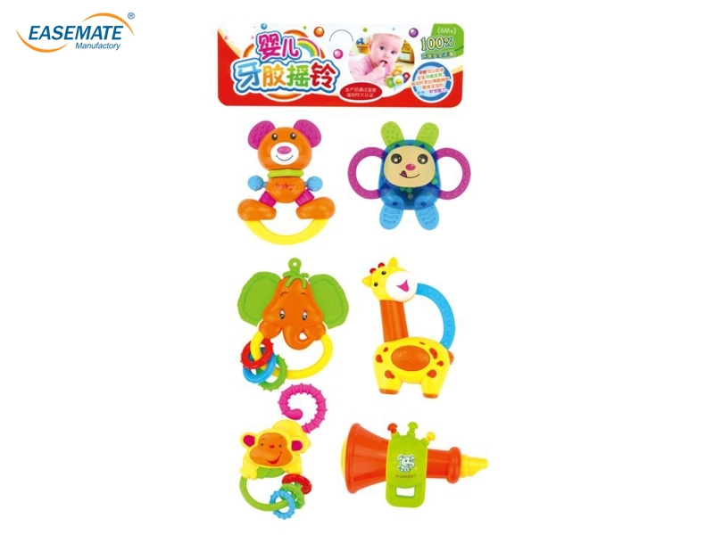 EC14623 - Baby Teether Rattle six sets ( variety of mixed