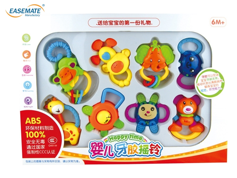 EC14632 - Baby Teether Rattle 8 sets