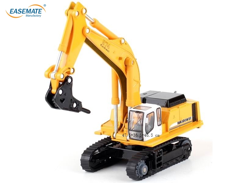 EC43514 - Alloy Construction vehicles Scale 1/87 Yellow Crusher Boring Model