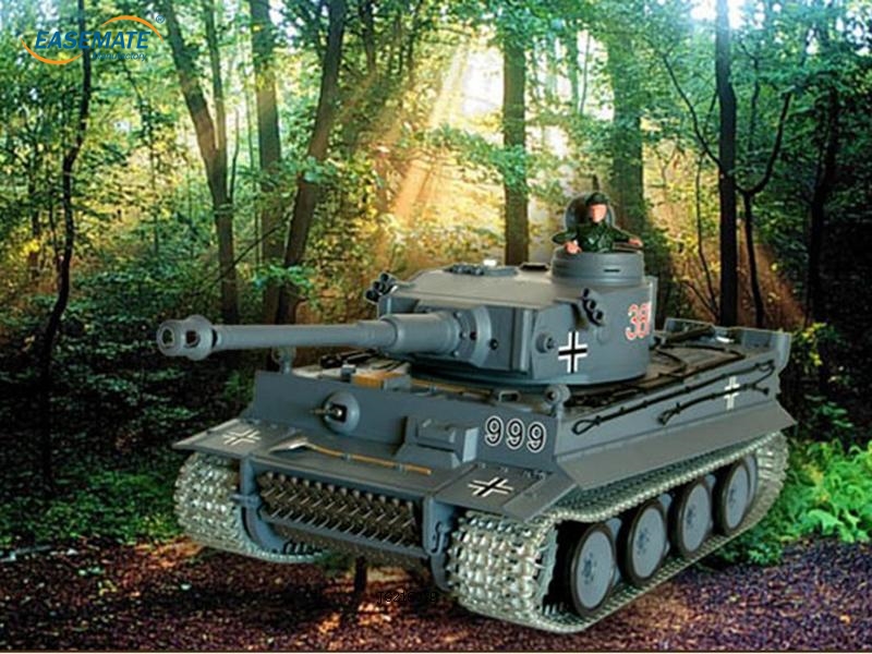 JG216079 - 1:16 German Tiger I Heavy style RC TANK with Sound/Metal Model Tank
