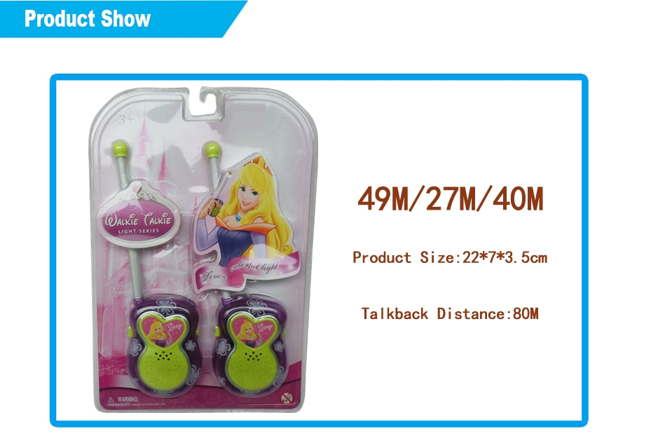 JG38002 - Intercom Walkie talkie junior with light series and colorful light